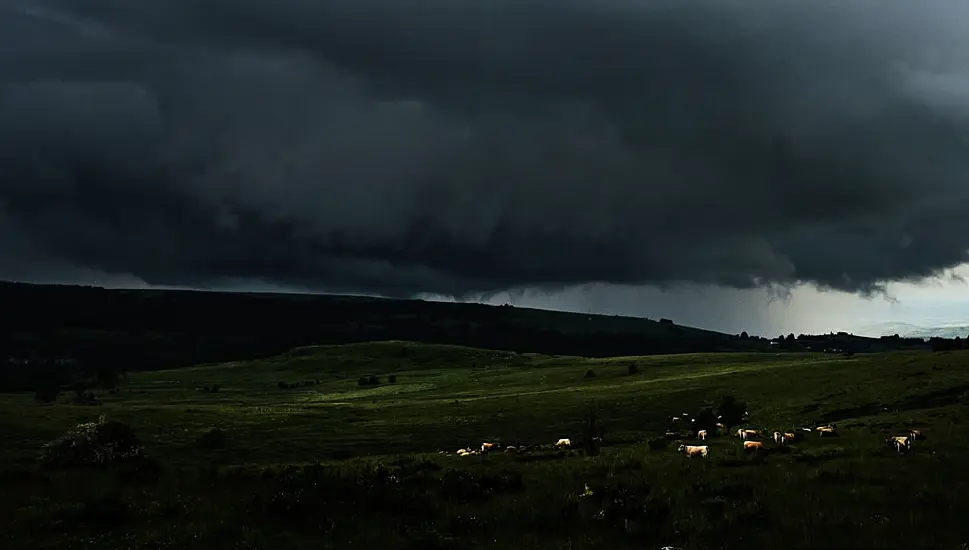 Yellow Thunderstorm Warning In Place For Nine Counties