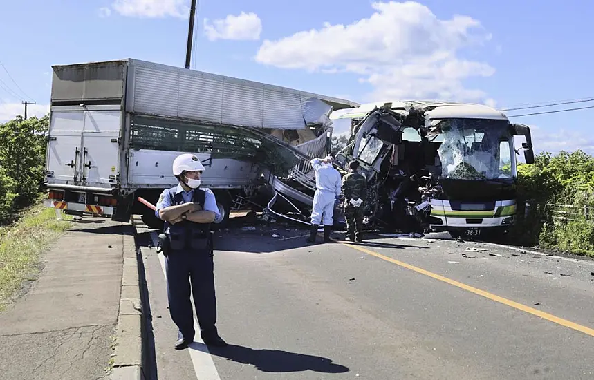 Five Killed After Truck Collides With Bus In Northern Japan