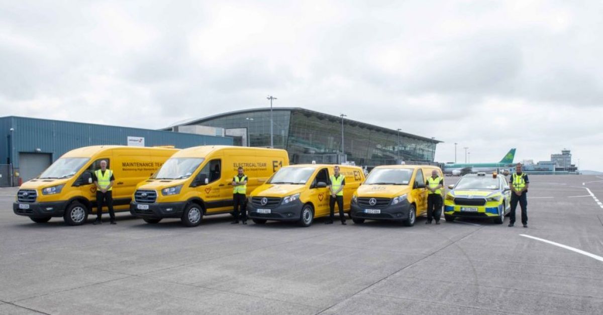 Cork Airport adds five new fully electric vehicles to its fleet