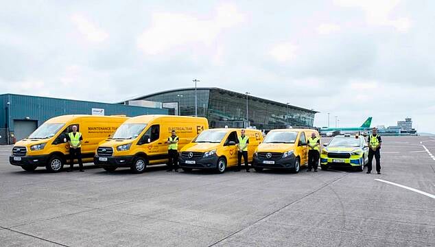 Cork Airport Adds Five New Fully Electric Vehicles To Its Fleet