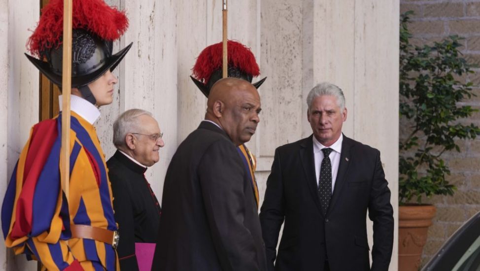 Convalescing Pope Holds Talks With Cuba’s President At Vatican