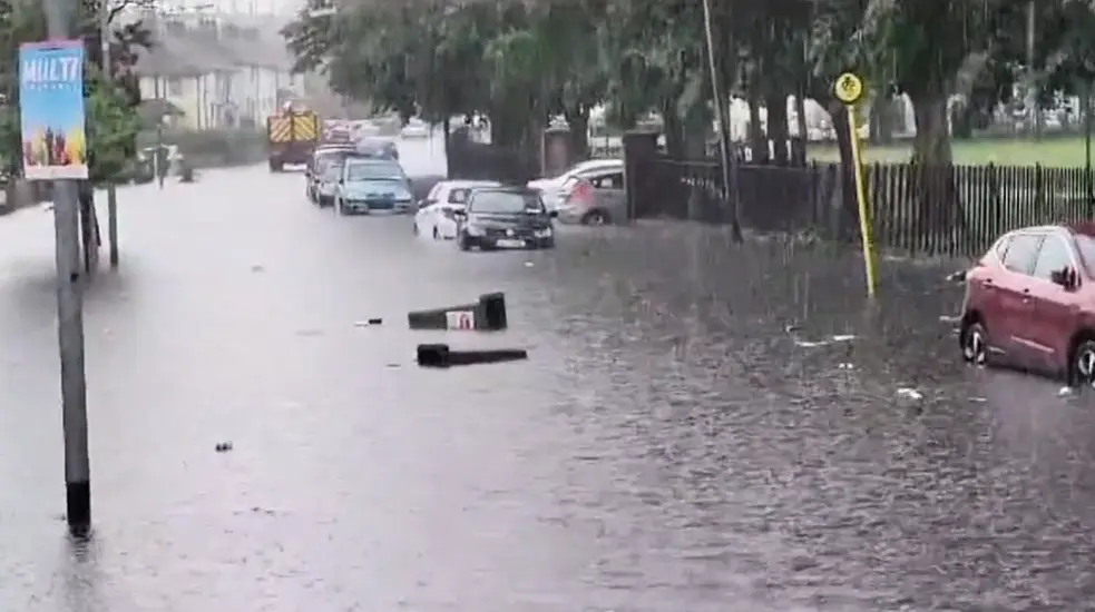 Heavy Flooding Hits Dublin And Kerry