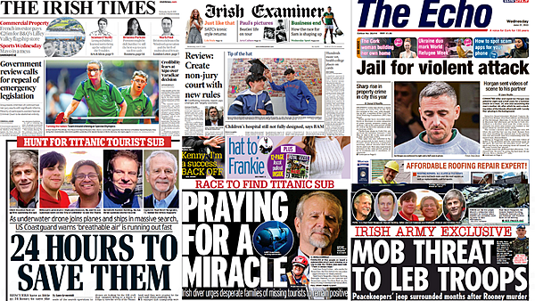 Roscommon Herald — What the papers say: Wednesday's front pages - Vimarsana News