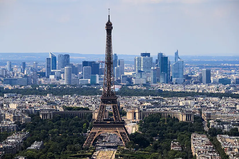 Paris Firefighters Battle Blaze Following Reports Of Explosion