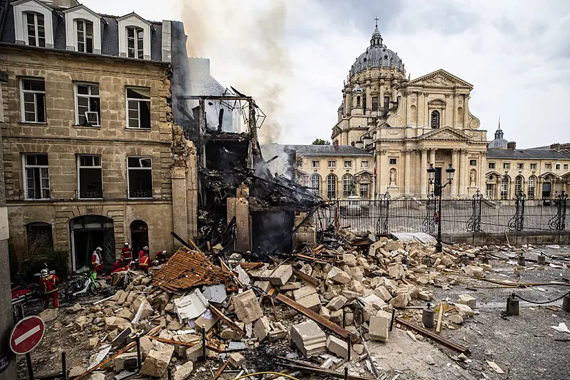 Search For Person Feared Trapped After Paris Explosion Complicated By Debris