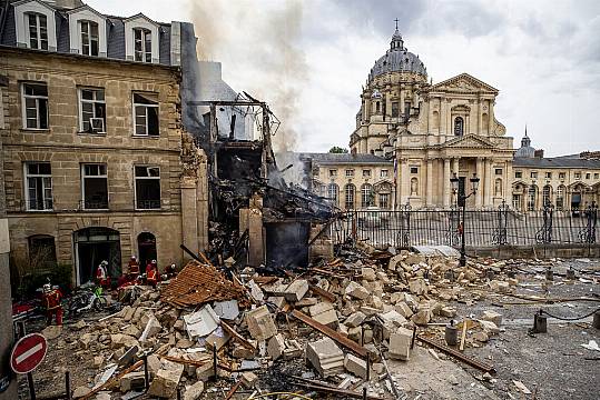 Search For Person Feared Trapped After Paris Explosion Complicated By Debris