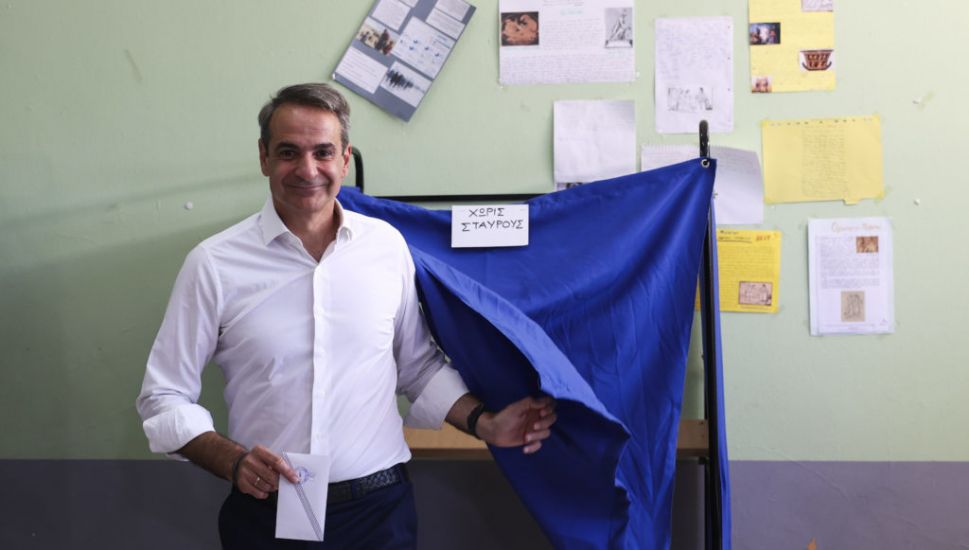 Official Projections In Greek Election Show Landslide Win For New Democracy Party