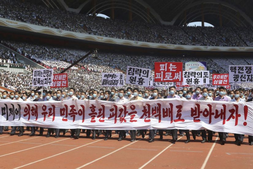 North Koreans Marks War Anniversary With Anti-Us Rallies