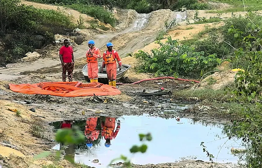 Oil Spill From Shell Pipeline Contaminates Farms And River In Nigeria