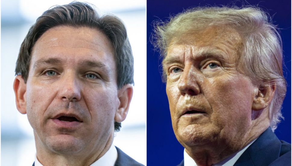Donald Trump And Ron Desantis Look To Woo New Hampshire Voters