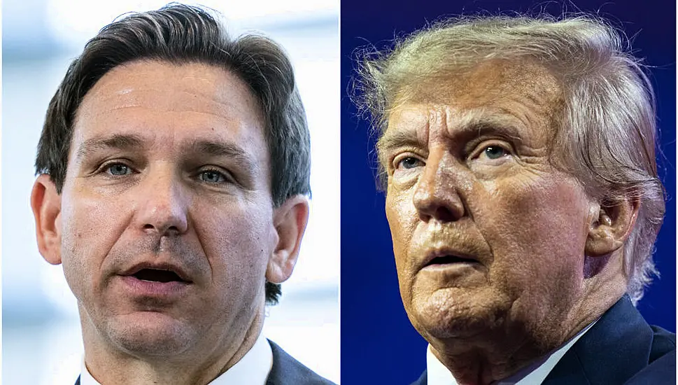 Donald Trump And Ron Desantis Look To Woo New Hampshire Voters