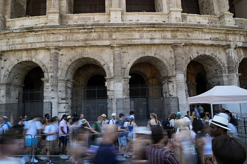 Italian Officials Vow To Catch Vandal Who Carved Name Into Colosseum Wall