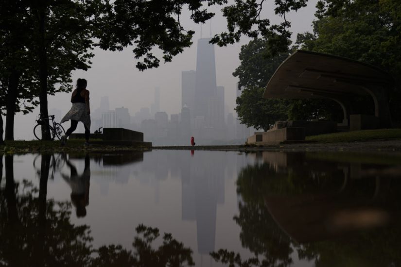 Canadian Wildfires Hit Air Quality In Us Cities Including Chicago And Detroit