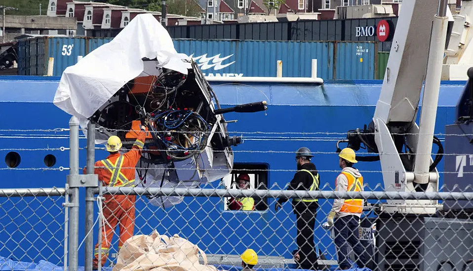 Titan Submersible Wreckage Recovered From Water After Fatal Implosion