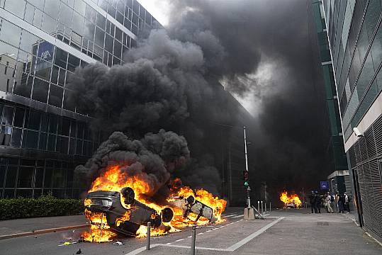 Thousands Of Police Deployed Across France As Clashes Continue After Shooting