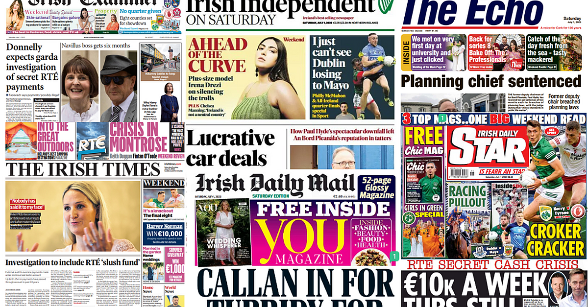 What the papers say: Saturday's front pages - Vimarsana News