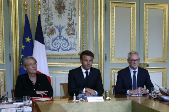 President Macron Holds Talks As Unrest Continues In France