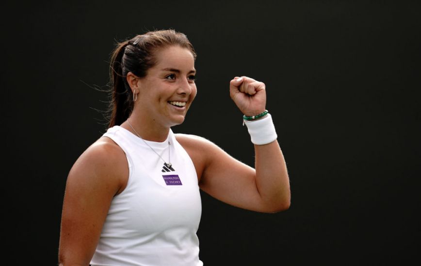 Jodie Burrage Takes Centre Stage As Wimbledon Plays Catch-Up On Day Three