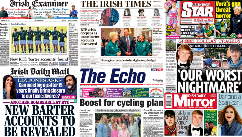 What The Papers Say: Wednesday's Front Pages