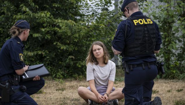 Greta Thunberg Charged With Disobeying Police During Climate Protest In Sweden