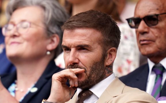 David Beckham And Bear Grylls Among Stars At Day Three Of Wimbledon