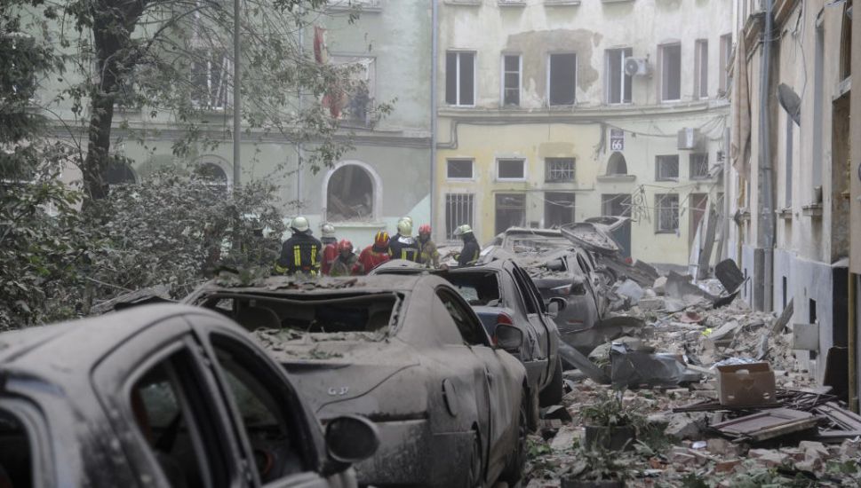 Six Killed And Dozens Injured In Russian Missile Attack On Lviv