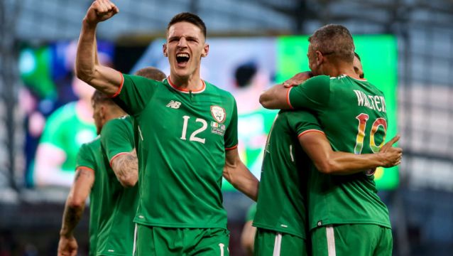 Rté Use Footage Of Declan Rice Playing For Ireland On Six One News