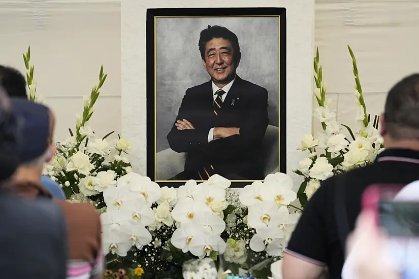 Japanese Mark Anniversary Of Shinzo Abe Assassination