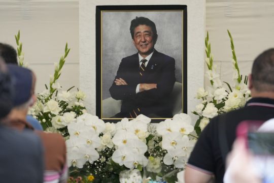 Japanese Mark Anniversary Of Shinzo Abe Assassination