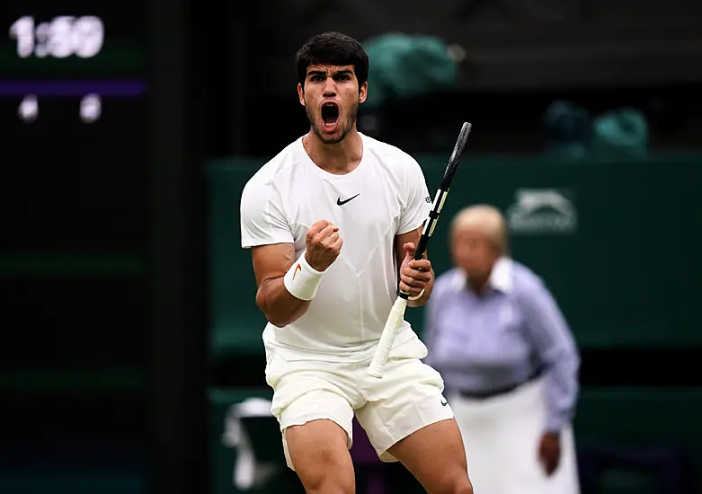 Carlos Alcaraz Made To Work Hard For Place In Fourth Round At Wimbledon