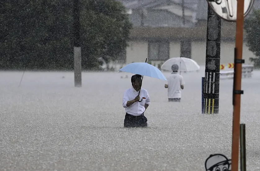 Two Dead As Heavy Rains Cause Flooding And Mudslides In South-West Japan