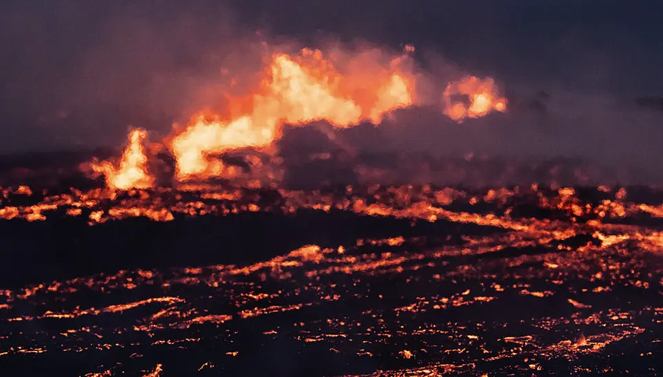 Tourists Urged To Stay Away From Volcanic Eruption In Iceland