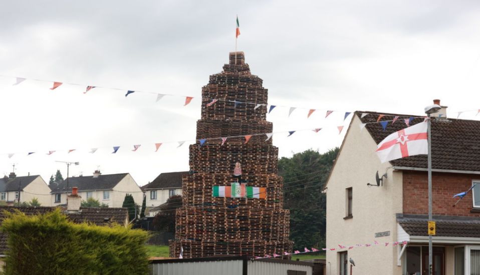 Image Of Sinn Féin Vice President Michelle O’neill Placed On Loyalist Bonfire