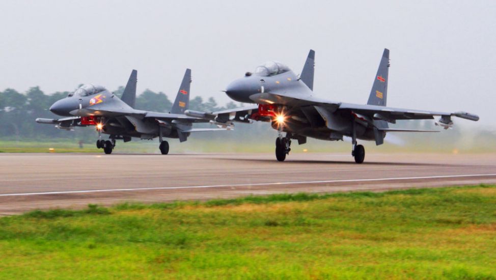 China Sends Warplanes And Navy Ships Towards Taiwan In Show Of Force