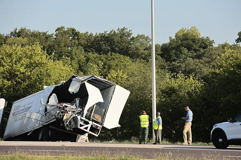 Three Killed As Greyhound Bus Crashes Into Parked Lorries In Illinois