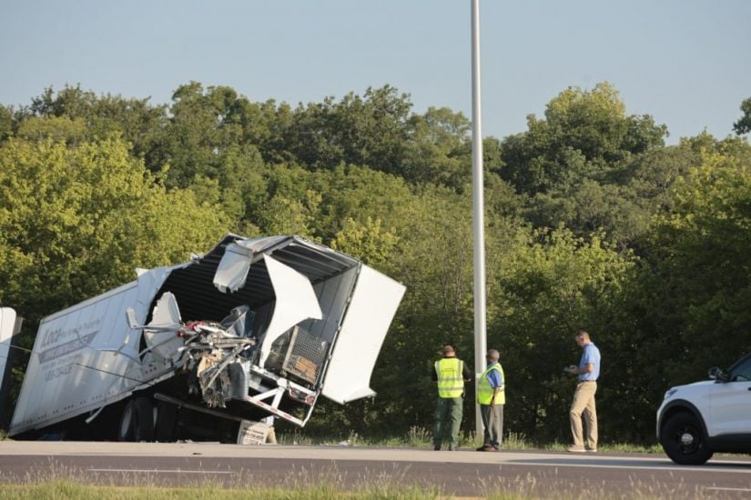 Three Killed As Greyhound Bus Crashes Into Parked Lorries In Illinois