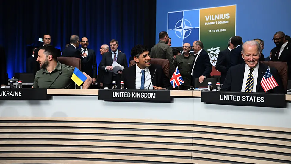 G7 Countries Sign Joint Declaration In Support Of Ukraine At Nato Summit