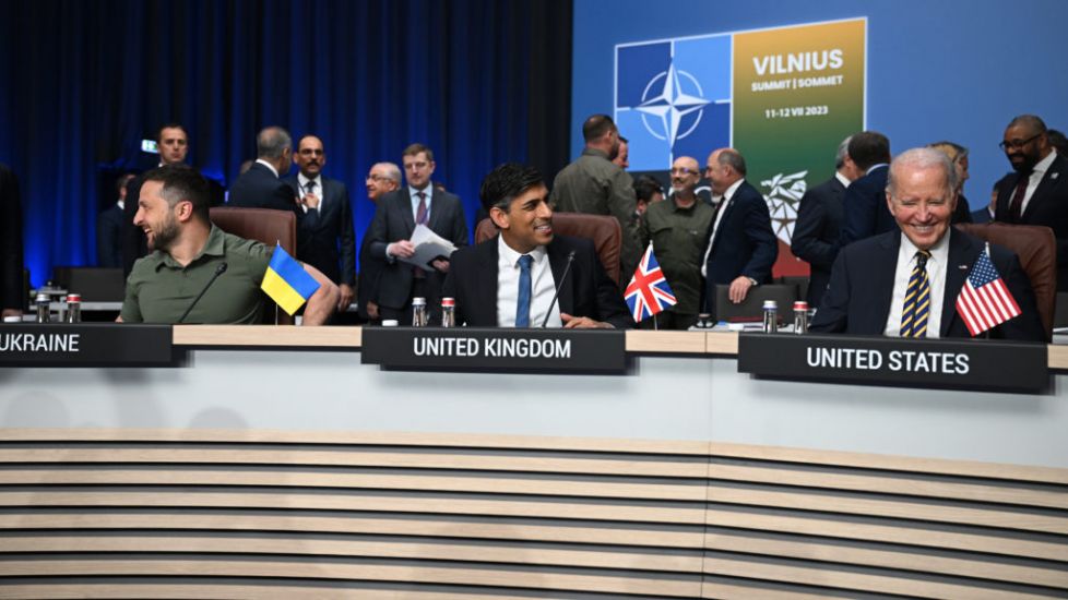 G7 Countries Sign Joint Declaration In Support Of Ukraine At Nato Summit