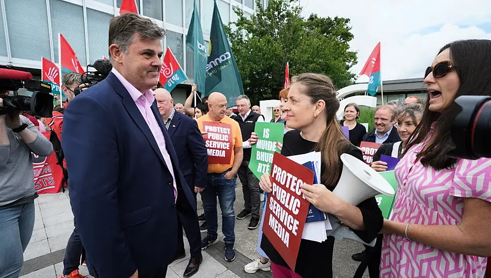 New Rté Director General Speaks To Staff During Rallies In Dublin And Cork