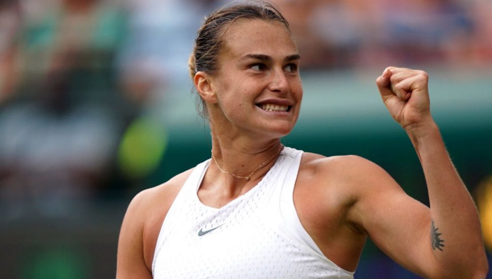 Second Seed Aryna Sabalenka Sails Into Wimbledon Semi-Finals