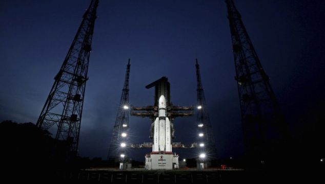 India Launches Spacecraft On Mission To The Moon