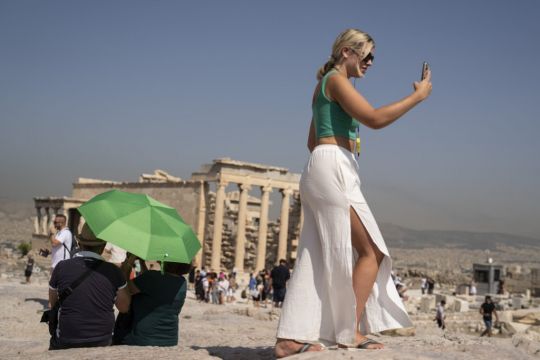 Acropolis Closed To Tourists Temporarily As Heatwave Grips Greece