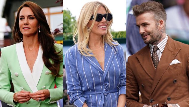 All The Best Wimbledon Fashion Looks, From Kate To David Beckham
