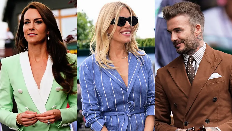 All The Best Wimbledon Fashion Looks, From Kate To David Beckham