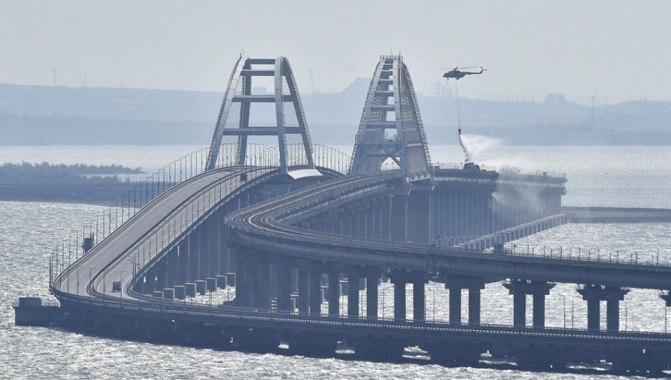 Deaths, Explosions Reported As Key Bridge From Crimea To Mainland Russia Closed