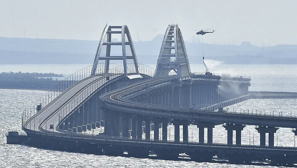 Deaths, Explosions Reported As Key Bridge From Crimea To Mainland Russia Closed