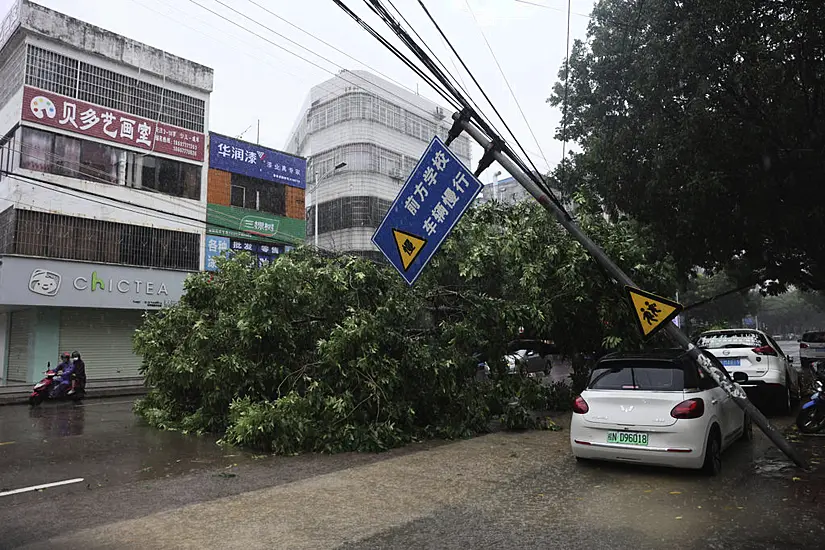 Classes Cancelled And Public Transport Halted As Typhoon Slams Into China