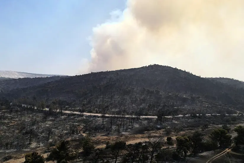 Wildfires Rage Near Athens As Greece Hit By Second Heatwave