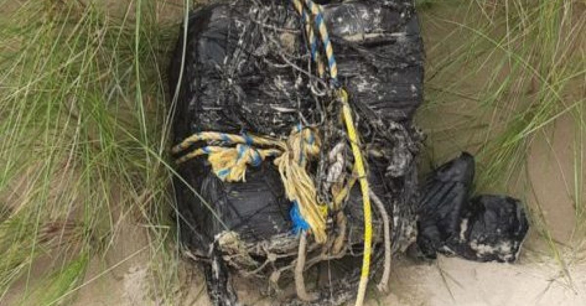 Cocaine haul washes up on Donegal coastline