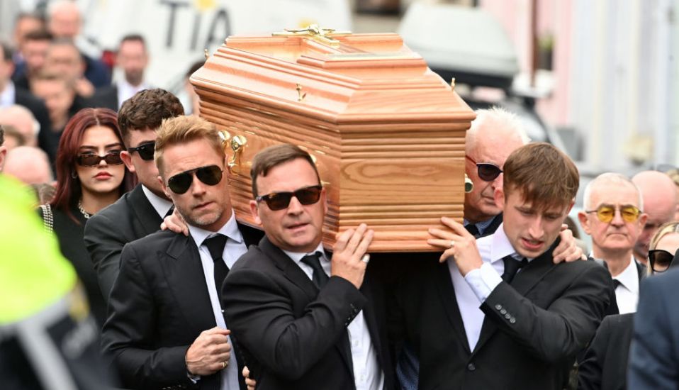 Ronan Keating Performs Heartfelt Musical Tribute At Brother's Funeral